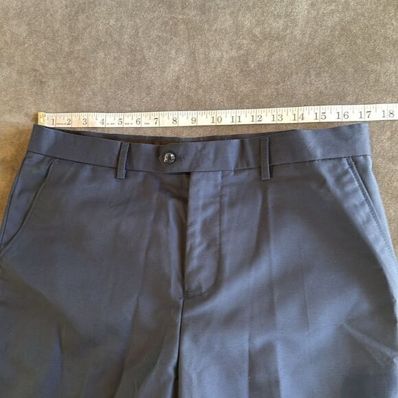 Men’s Mogu Blue 2 Piece One Button Slim Fit Suit Size 36 Jacket 34 Pants NWT - Picture 10 of 13